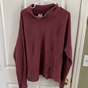 The North Face Maroon Cowl Neck Sweater
